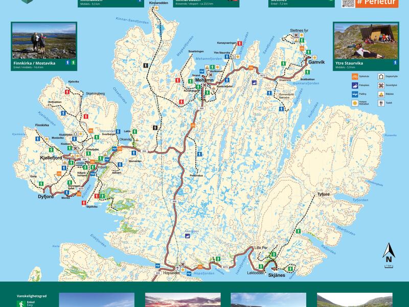 Hiking & bicycle routes